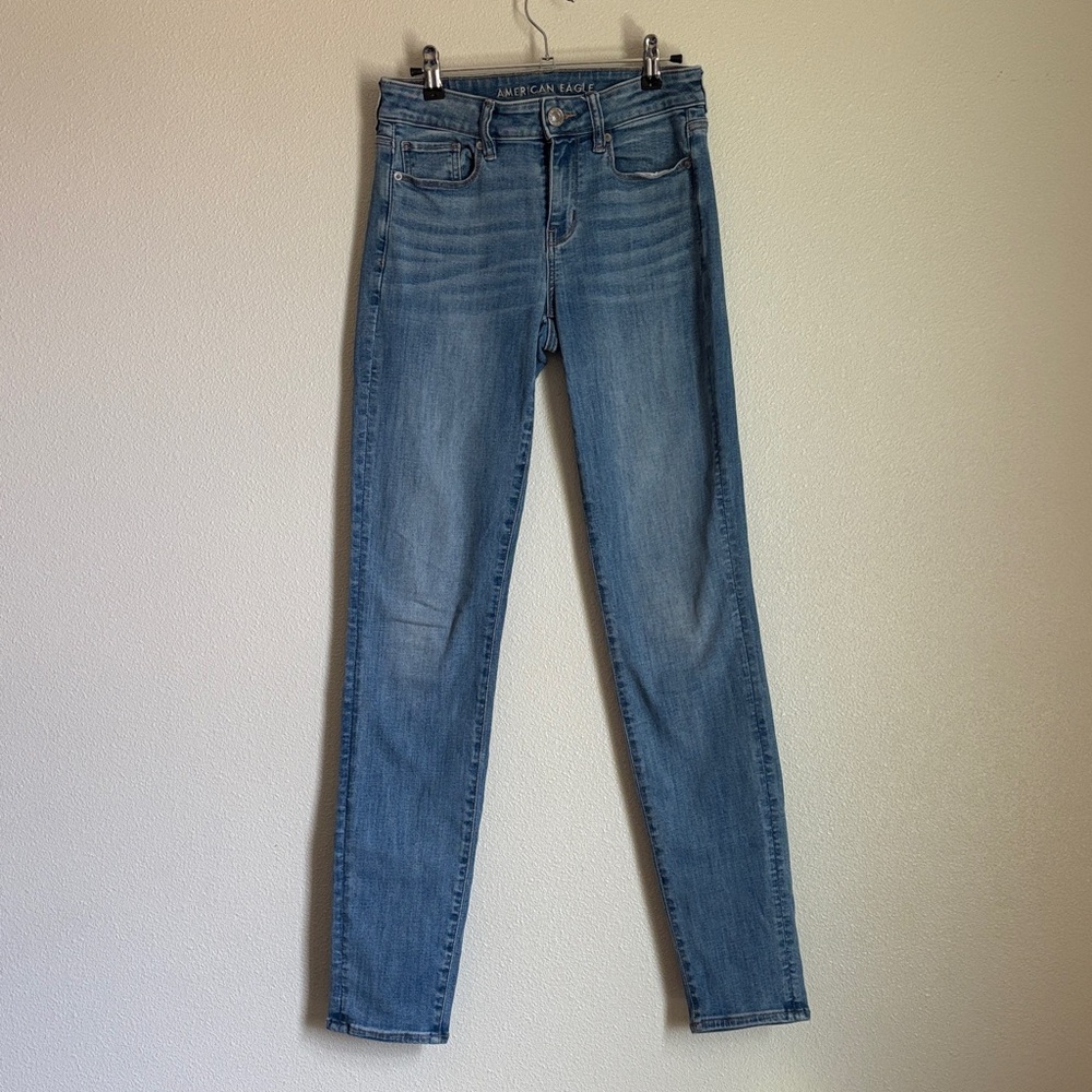 American Eagle Next Level Stretch Skinny Jeans (extra long)